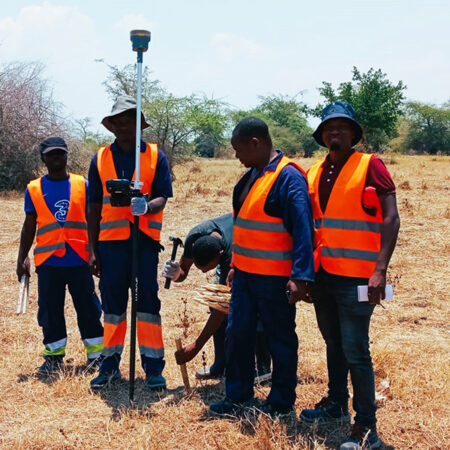 Seismic surveying team in southern Rukwa 2021